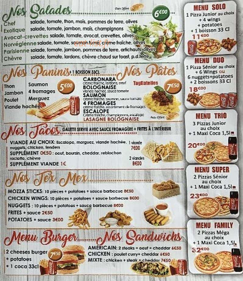 Delight Pizza — carte page 3