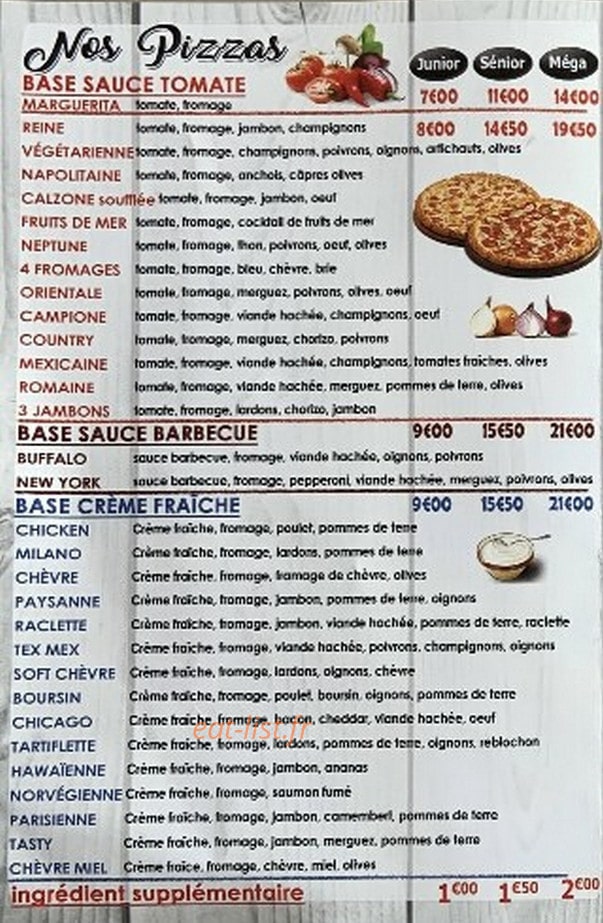 Delight Pizza — carte page 2