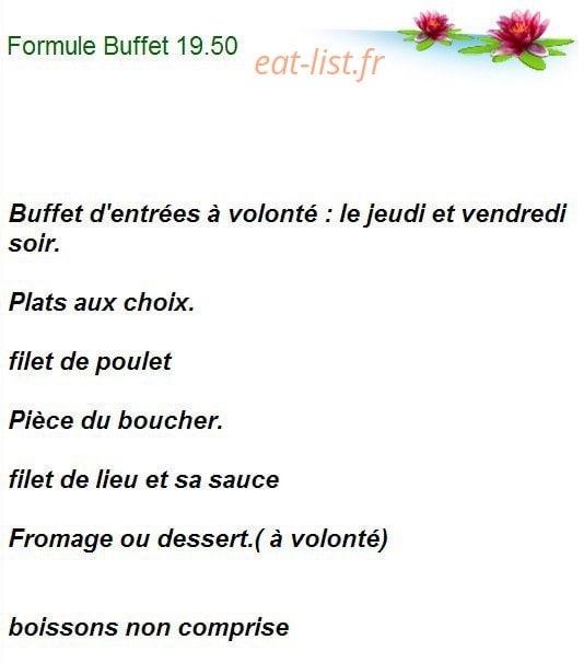 Auberge de la Grenouille — carte page 5