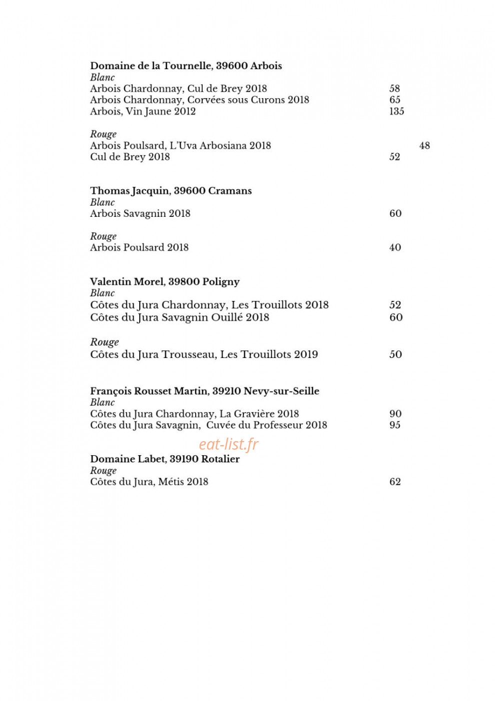Le Doyenné — carte page 17