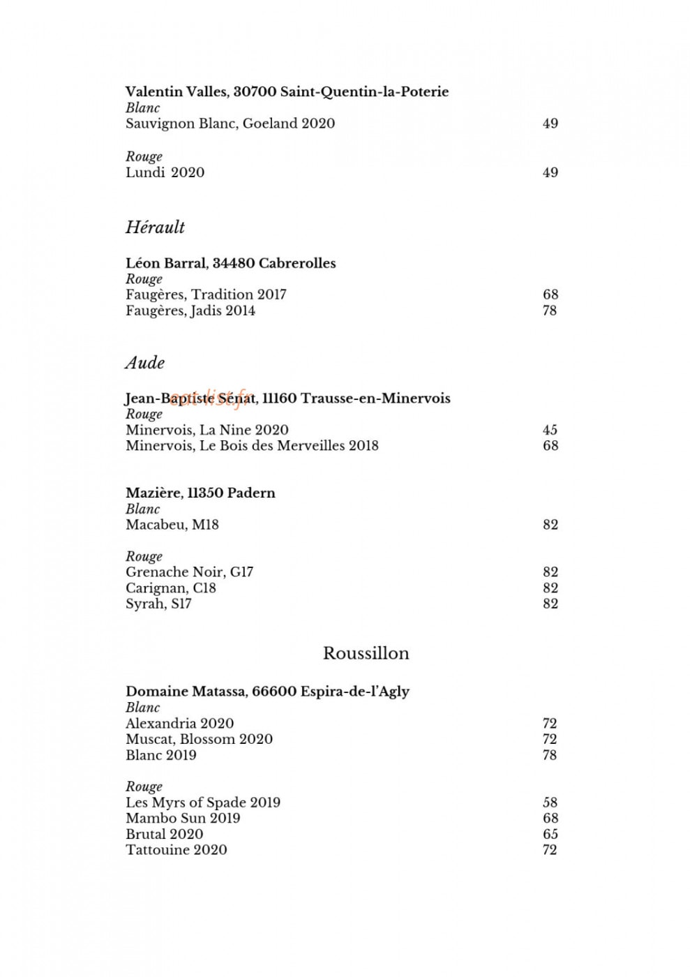 Le Doyenné — carte page 21