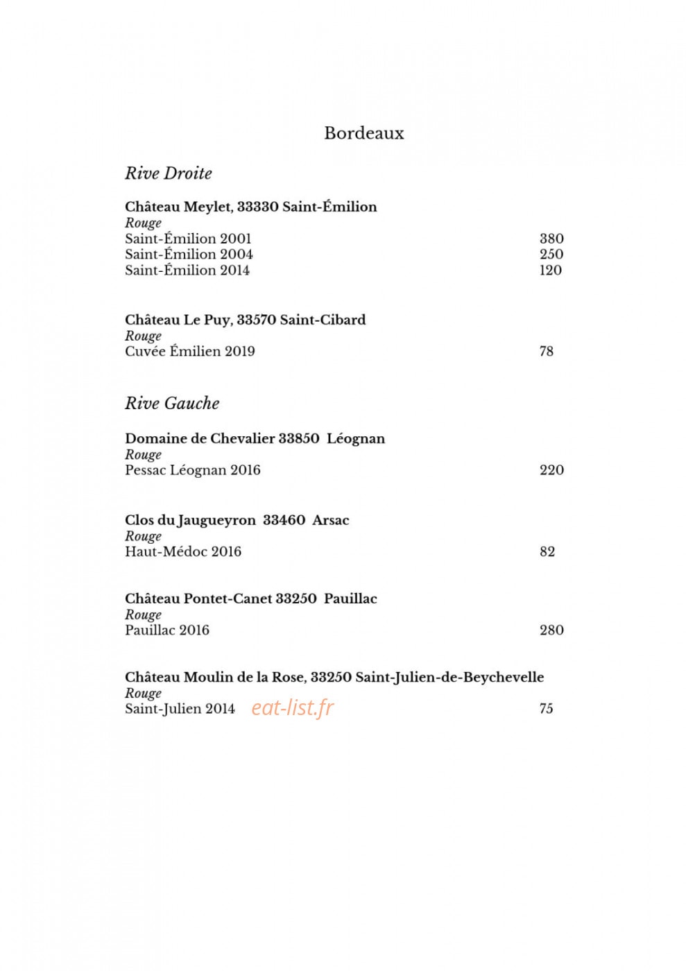 Le Doyenné — carte page 23