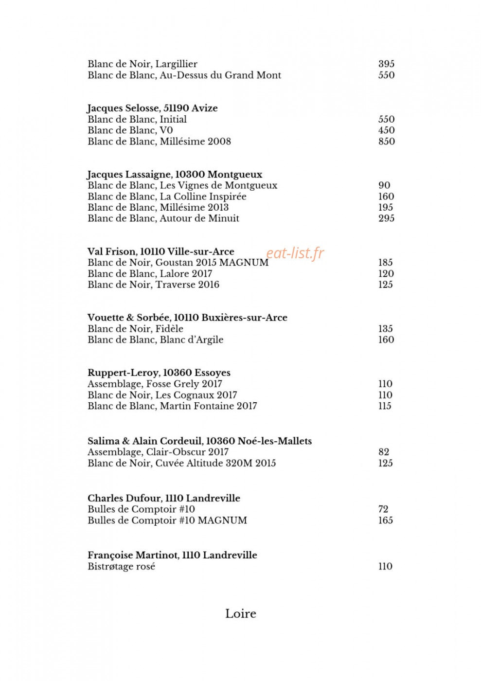 Le Doyenné — carte page 5