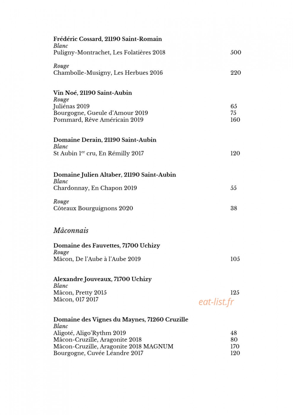 Le Doyenné — carte page 14