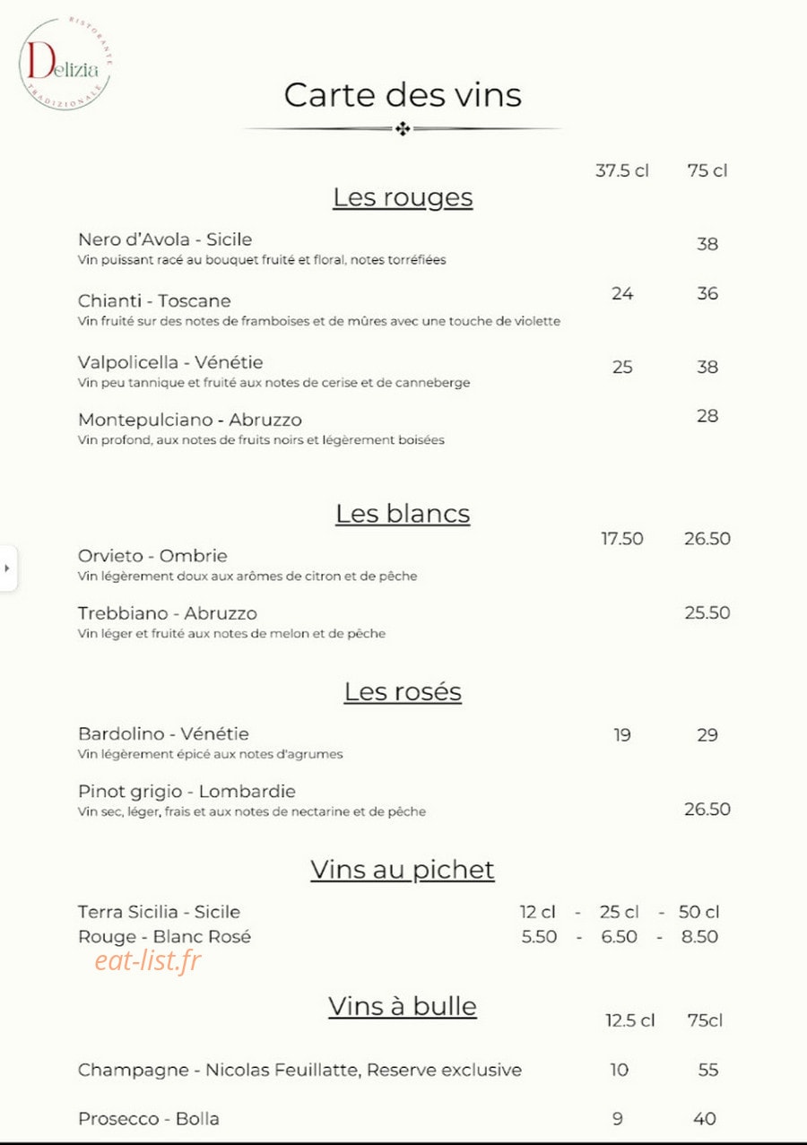 Delizia — carte page 7