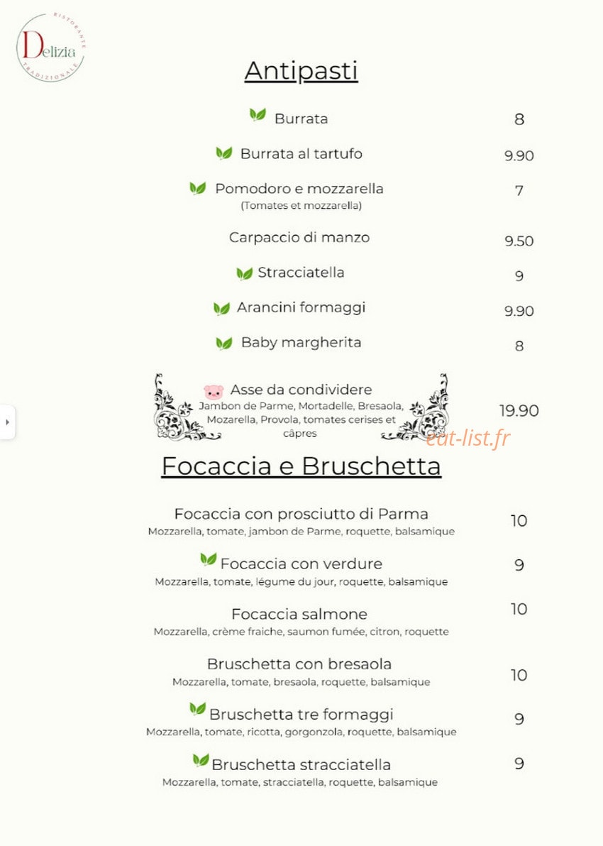 Delizia — carte page 4