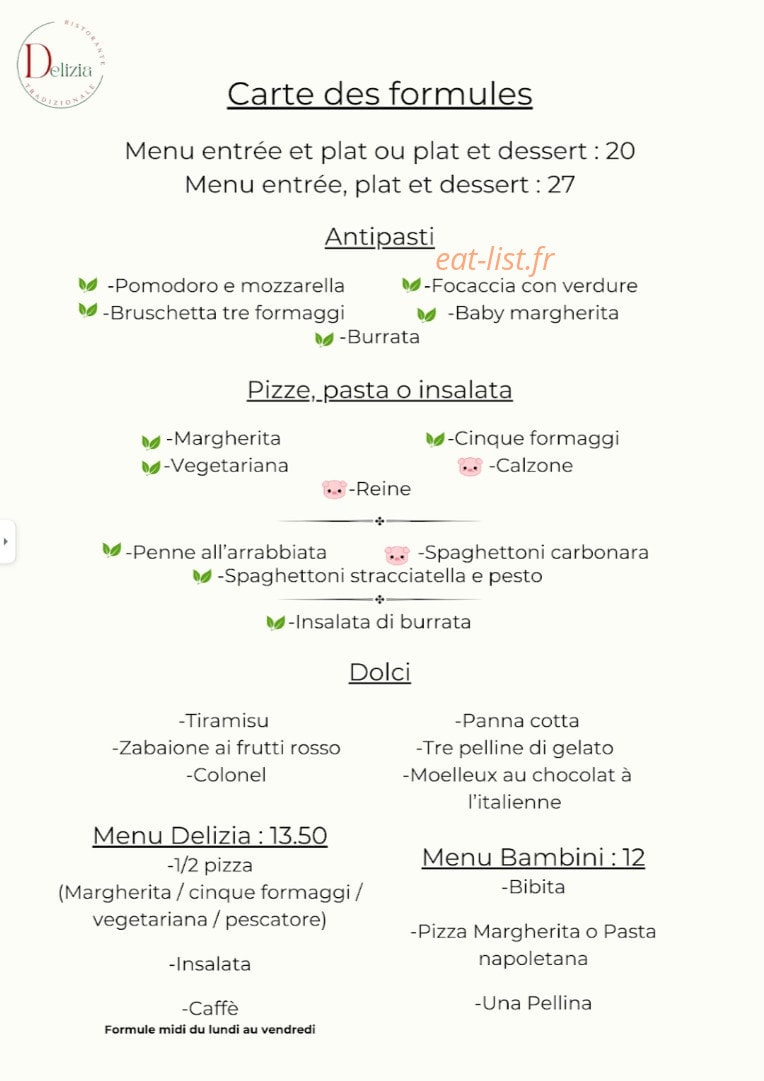 Delizia — carte page 6