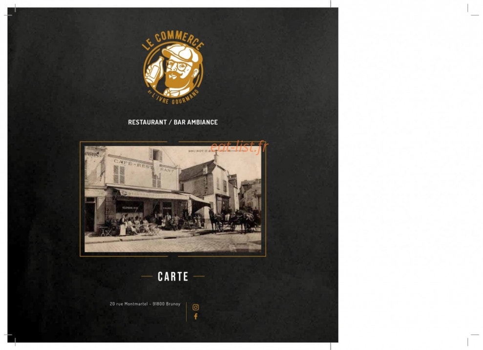 Le Commerce — carte page 1