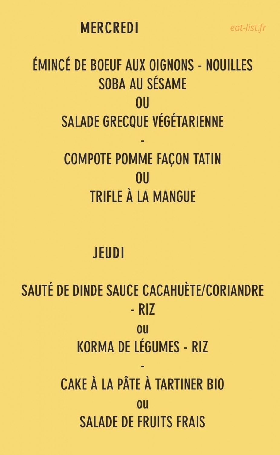 Une famille aux fourneaux — carte page 1