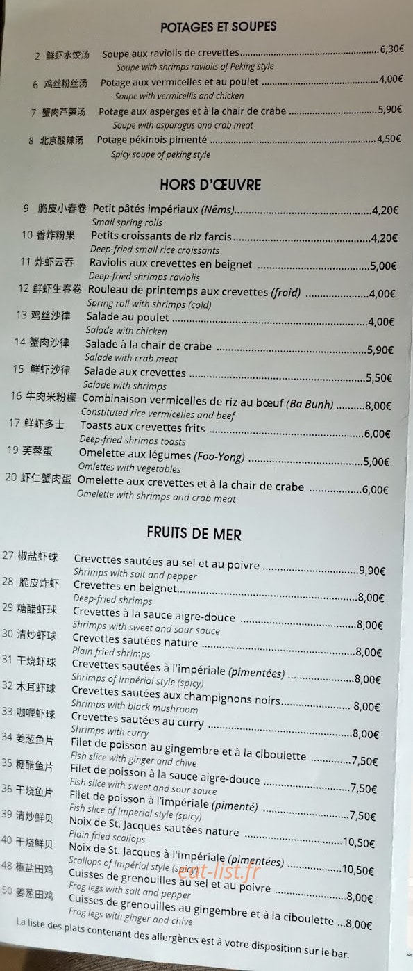 Le Dauphin — carte page 2
