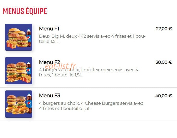 442 Burger — carte page 6