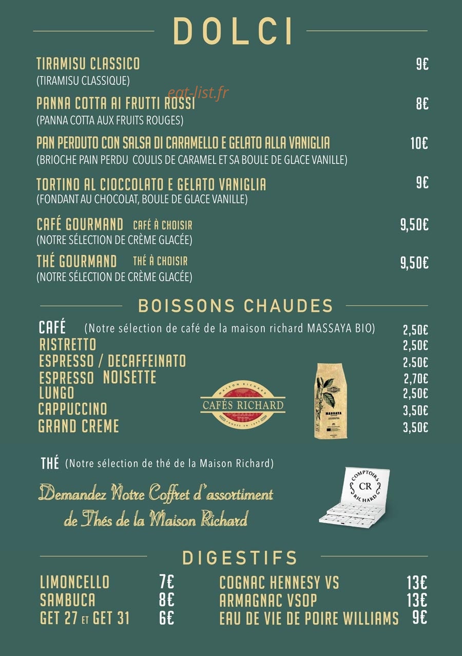 La Stradina — carte page 4
