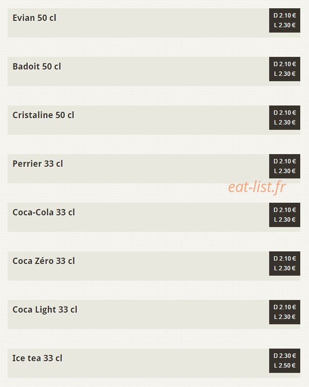 Le comptoir de la ferme — carte page 9