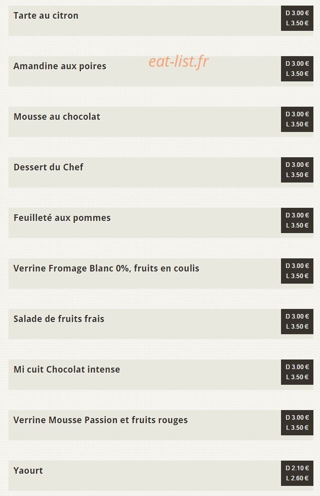 Le comptoir de la ferme — carte page 8
