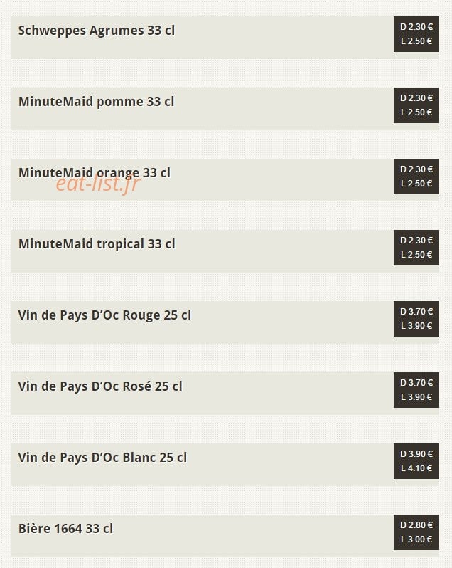 Le comptoir de la ferme — carte page 10