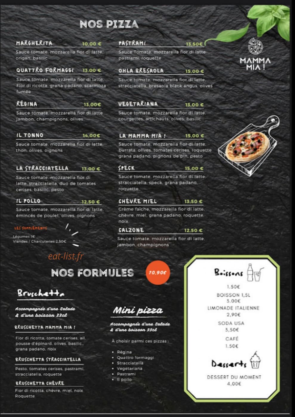 Mamma Mia — carte page 1