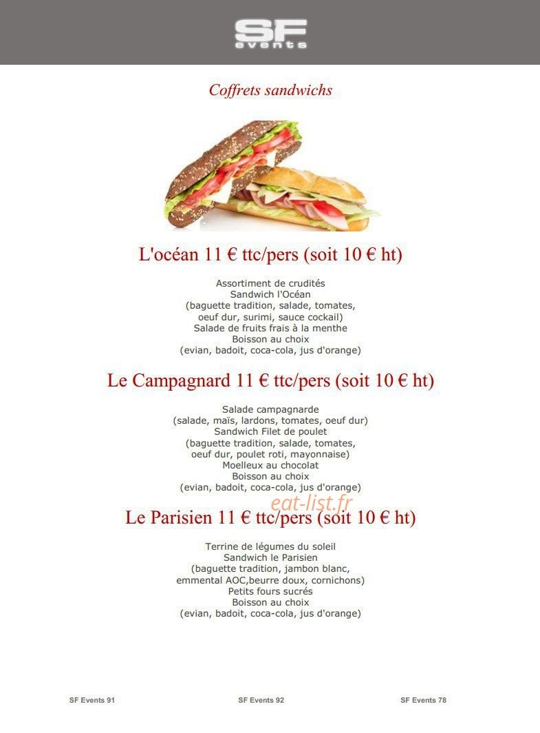 SF Events — carte page 6