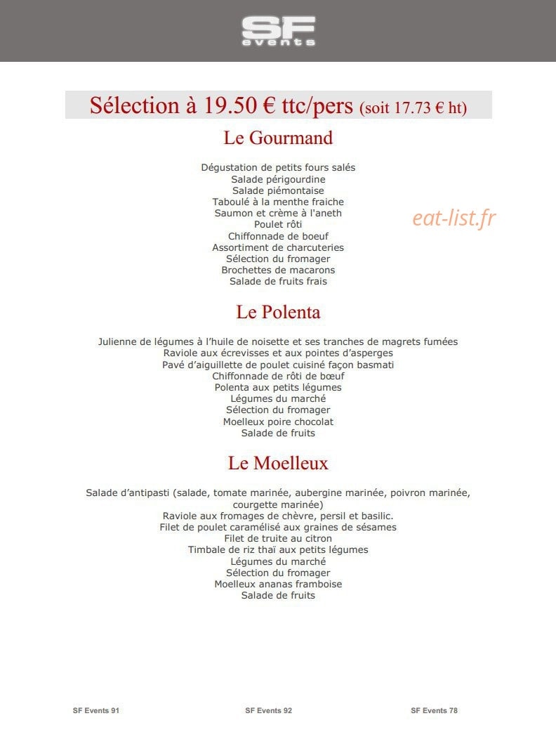 SF Events — carte page 9