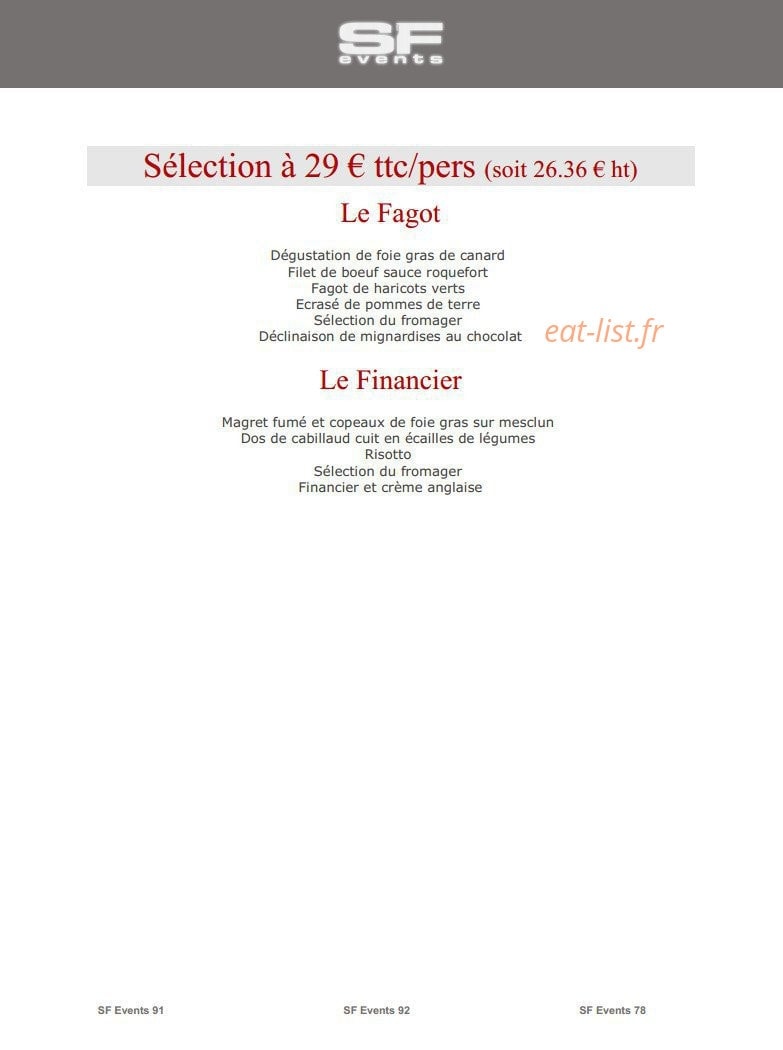 SF Events — carte page 5