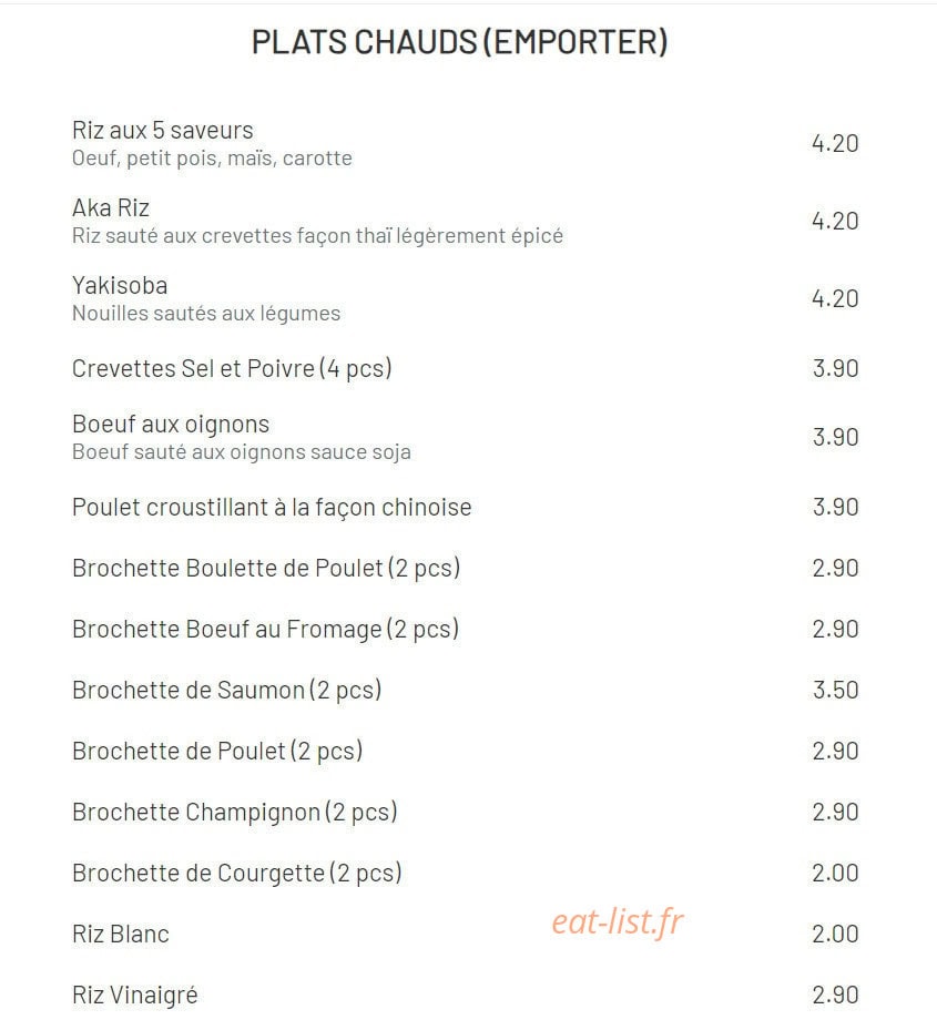 Sushisu — carte page 3