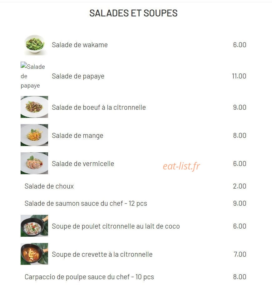 Wafu shidashi — carte page 3