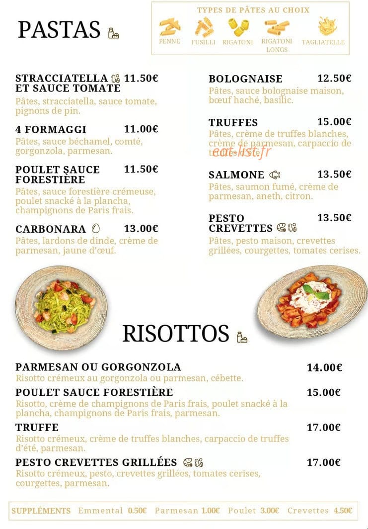 Al dente — carte page 2