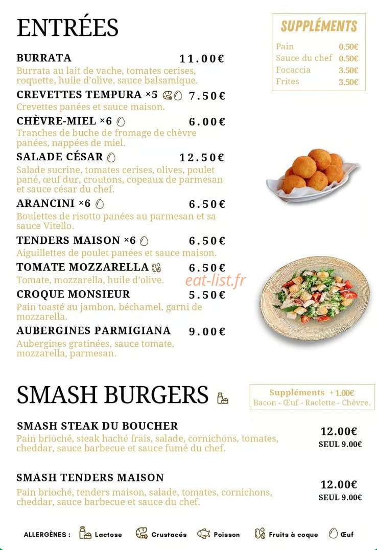 Al dente — carte page 1