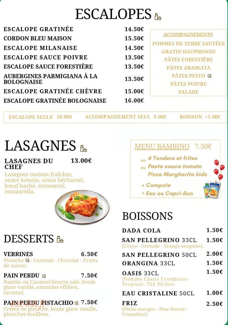 Al dente — carte page 4