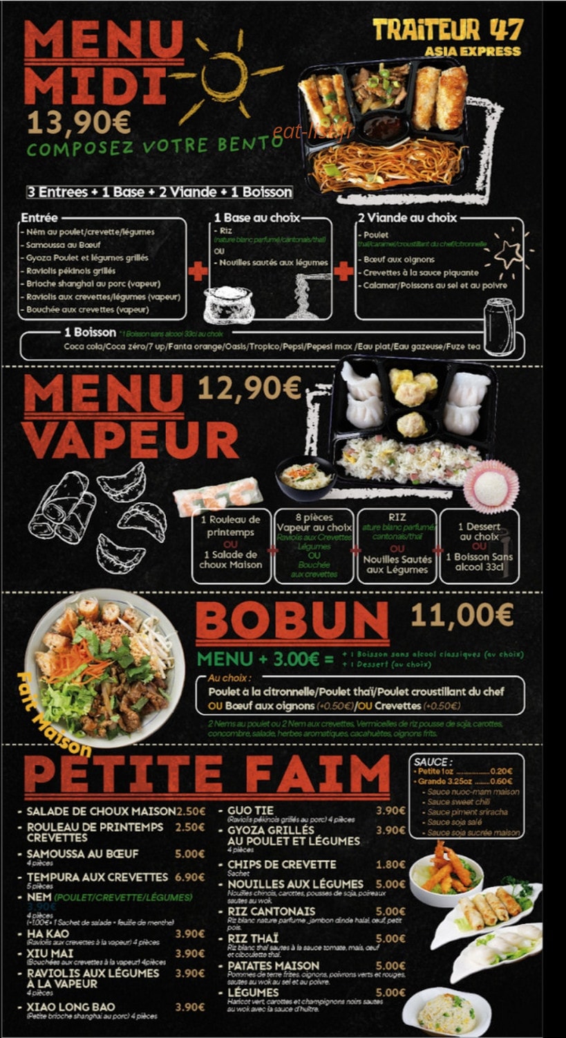 Asia Express — carte page 1