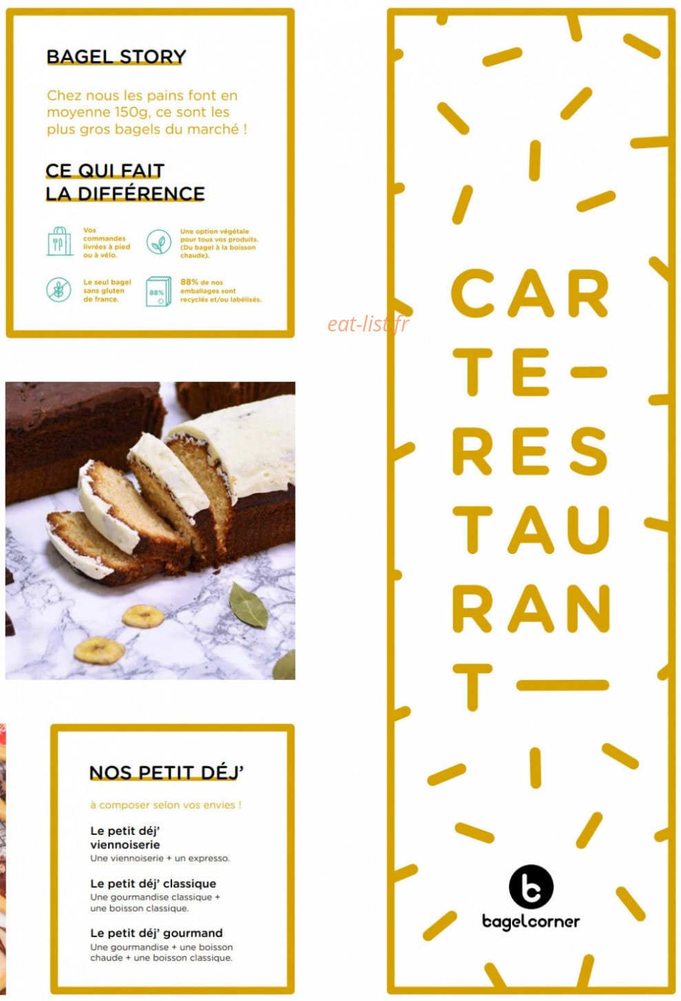 Bagel Corne — carte page 4
