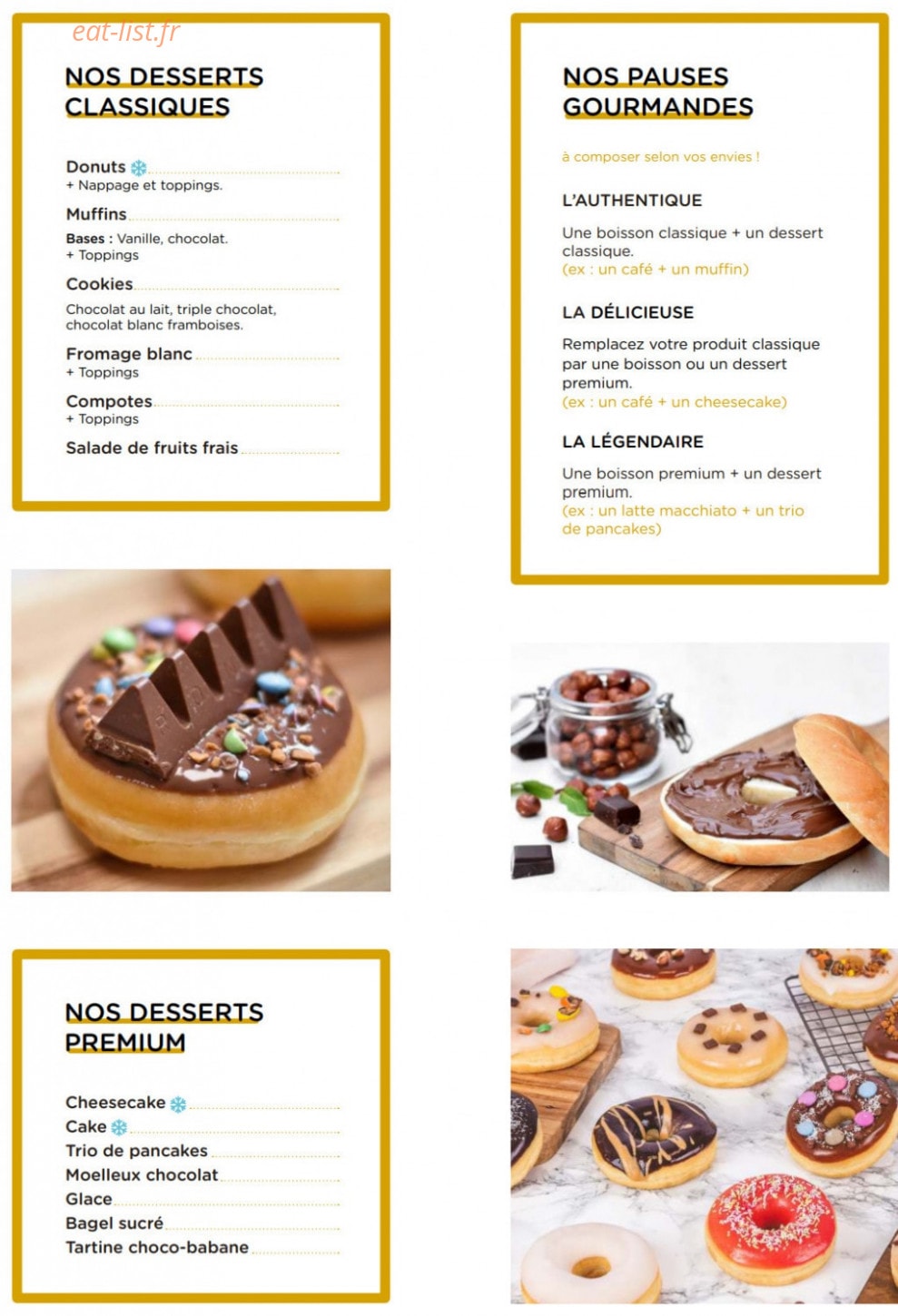 Bagel Corne — carte page 3
