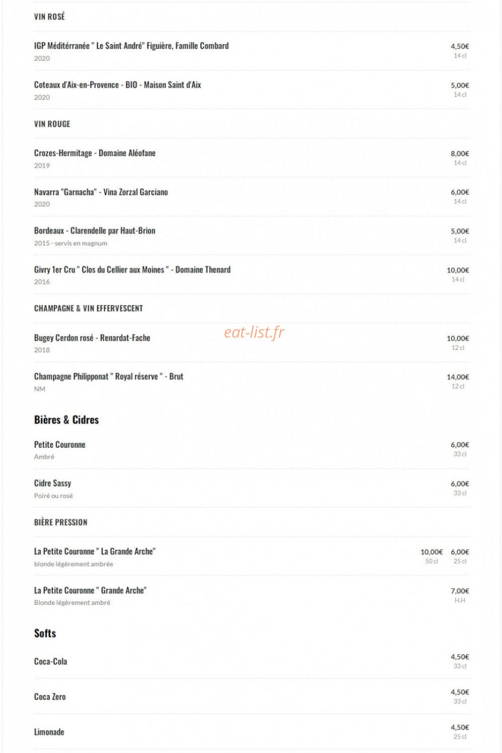 Cabane — carte page 2