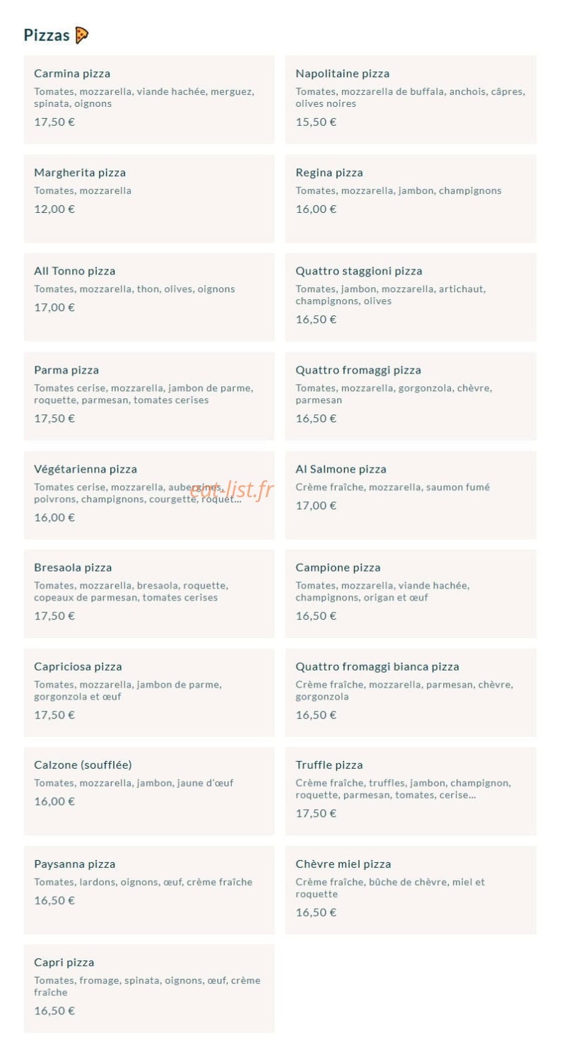 Carmina — carte page 4