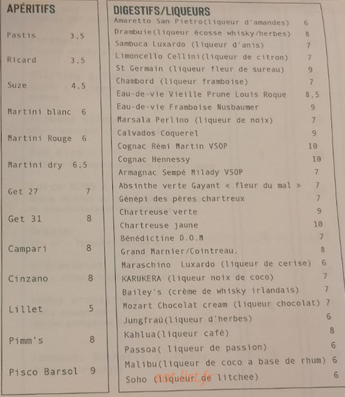 Corcoran's La Défense — carte page 3