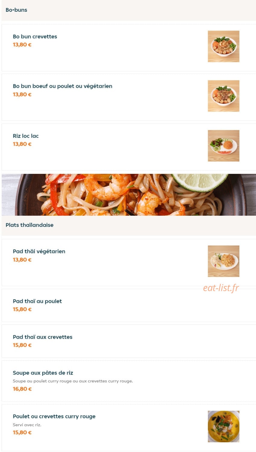 Delices Viet — carte page 4