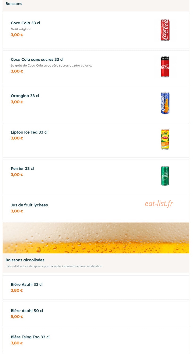 Delices Viet — carte page 7