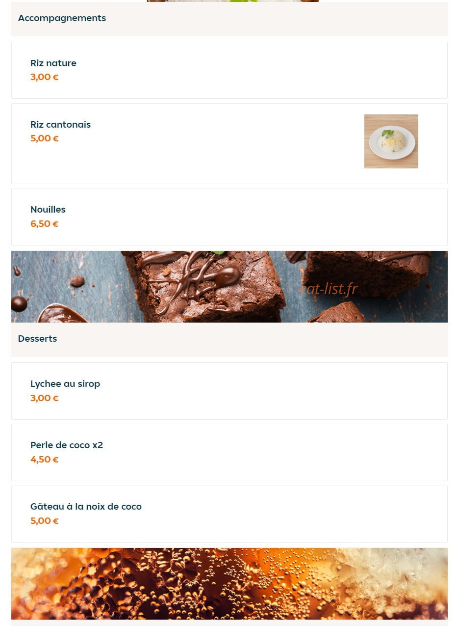 Delices Viet — carte page 6