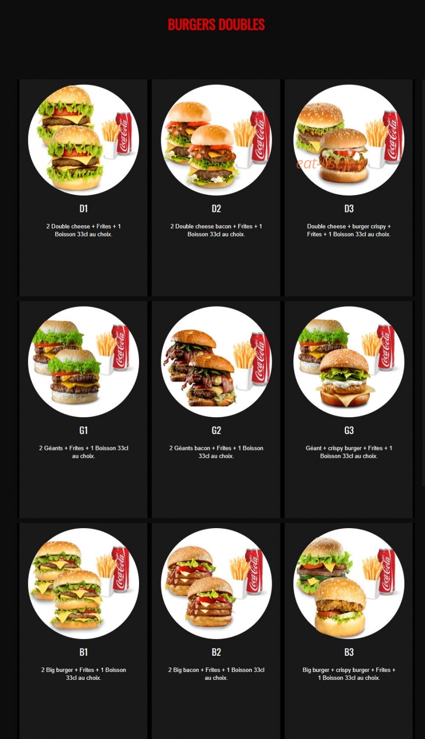 Dream Pizza — carte page 9