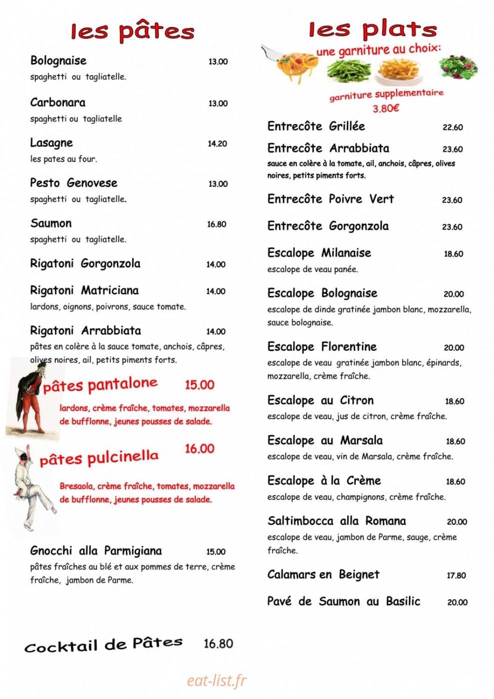 Fellini — carte page 4