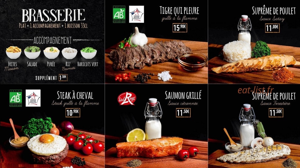 Food Court — carte page 1