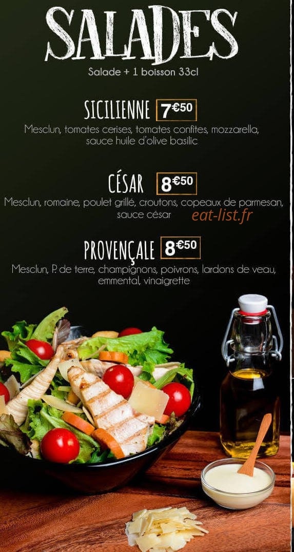 Food Court — carte page 9