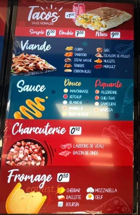 Food Station — carte page 3