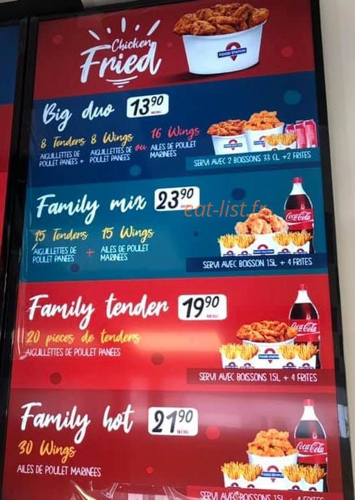 Food Station — carte page 9