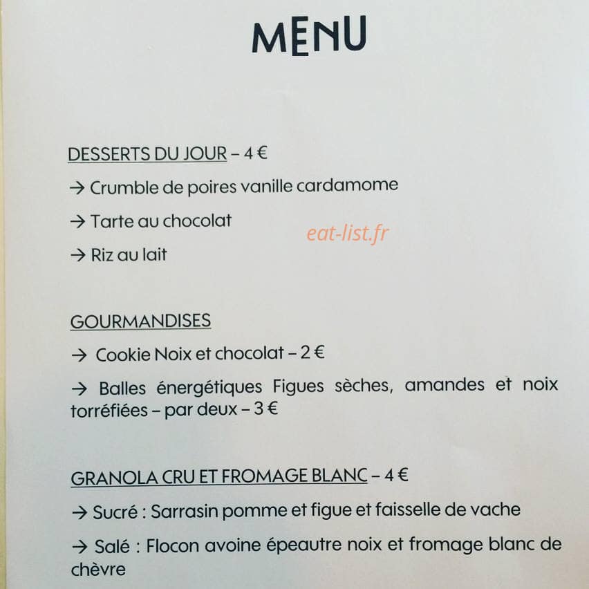 Foodentropie — carte page 2