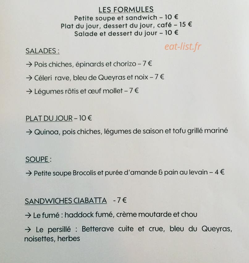 Foodentropie — carte page 1