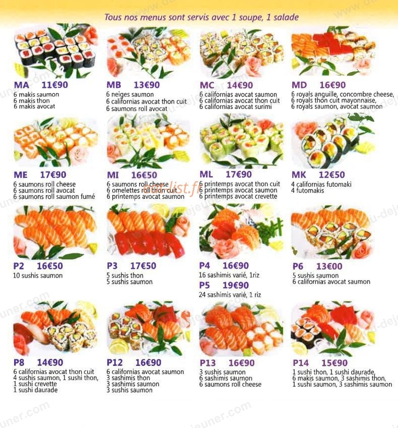 He Sushi — carte page 5