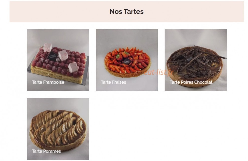 L'Atelier des Pains & co — carte page 4