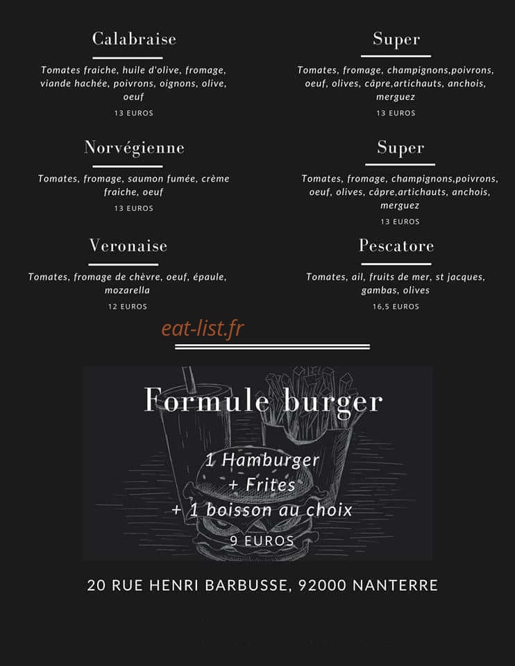 Le Bienvenu — carte page 2