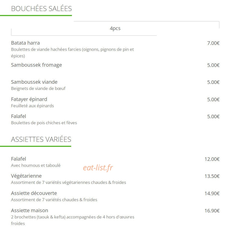 Le Cèdre du Liban — carte page 2