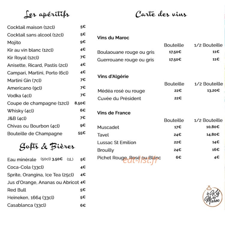 Le Kif du maroc — carte page 5